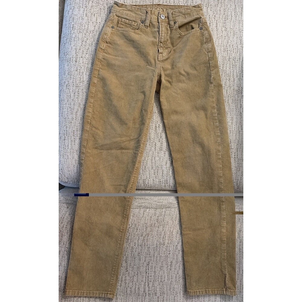 American Eagle Pants Womens 00 Regular Corduroy Stretch Mom Jean